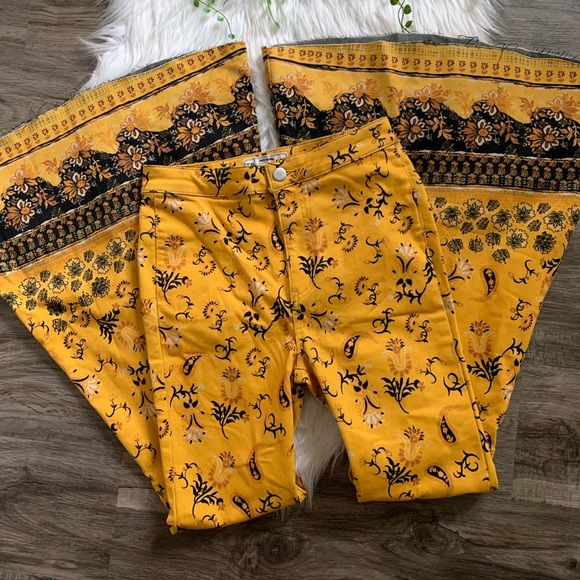 Free People Denim - NEW | Free People Just Float On Flare Jean Paisley